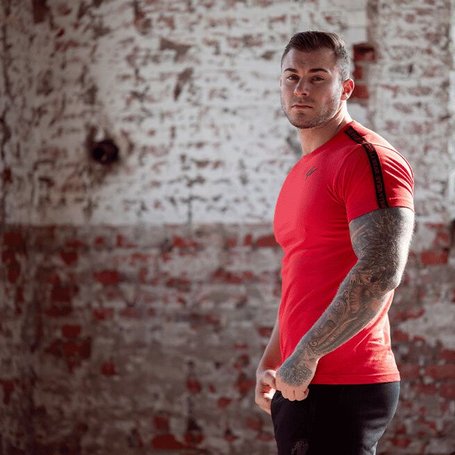 Chester T-Shirt, Red/Black