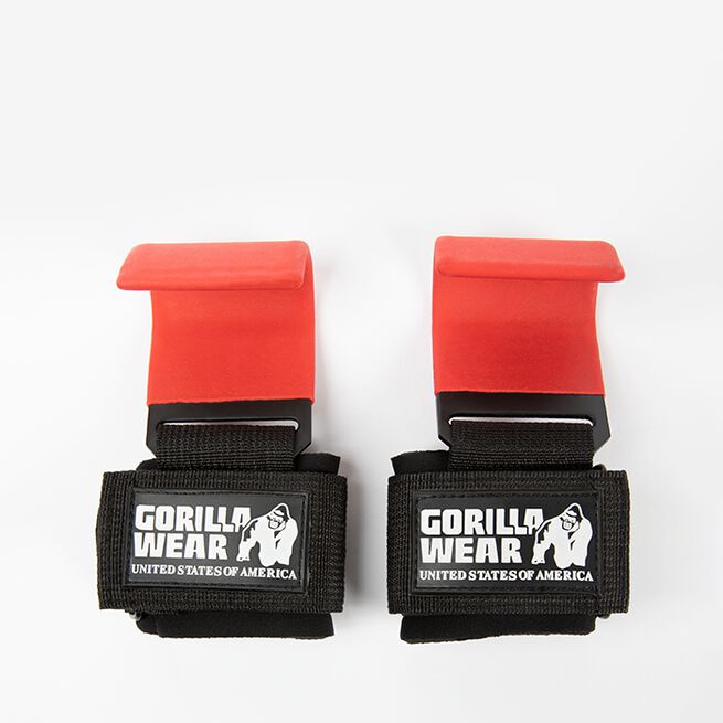 Weight Lifting Hooks Svart/Rød