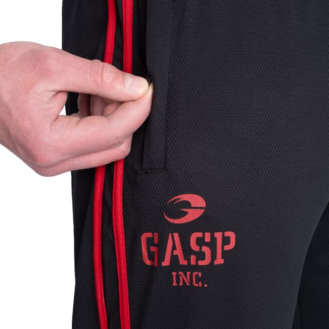 2 Stripe Treningsbukse Svart Rød