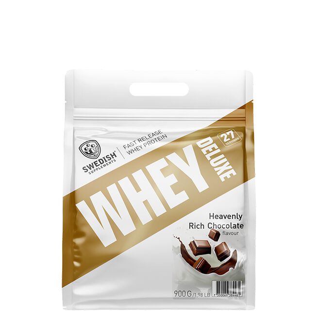 Whey Deluxe Myseprotein 900 g Heavenly Rich Chocolate