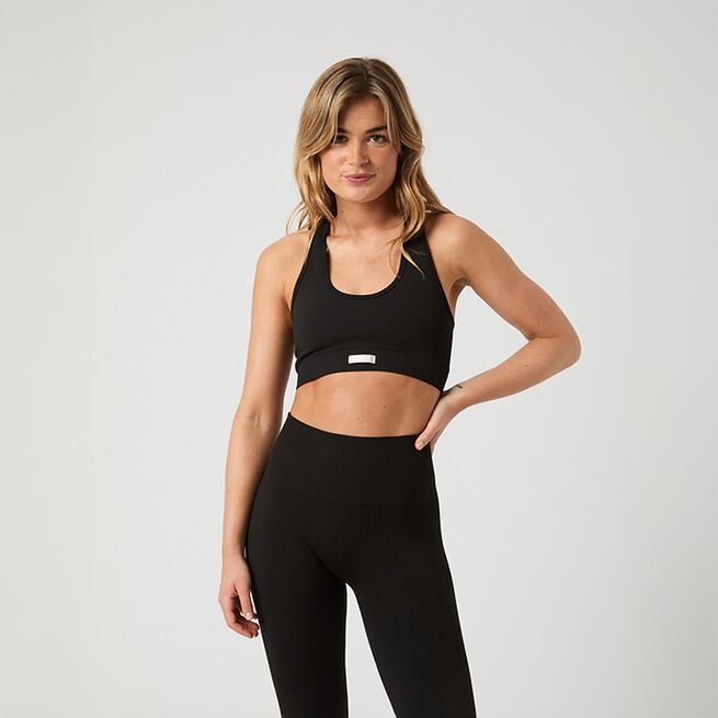 Studio Seamless Low Sports-BH Svart
