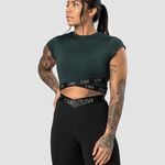 ICANIWILL Ultimate Training Cropped T-shirt Deep Green