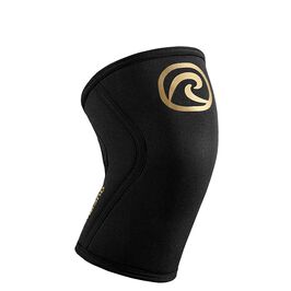 RX Knee Sleeve 5 mm Gold Black XS  RX Knee Sleeve 5 mm Gold Black