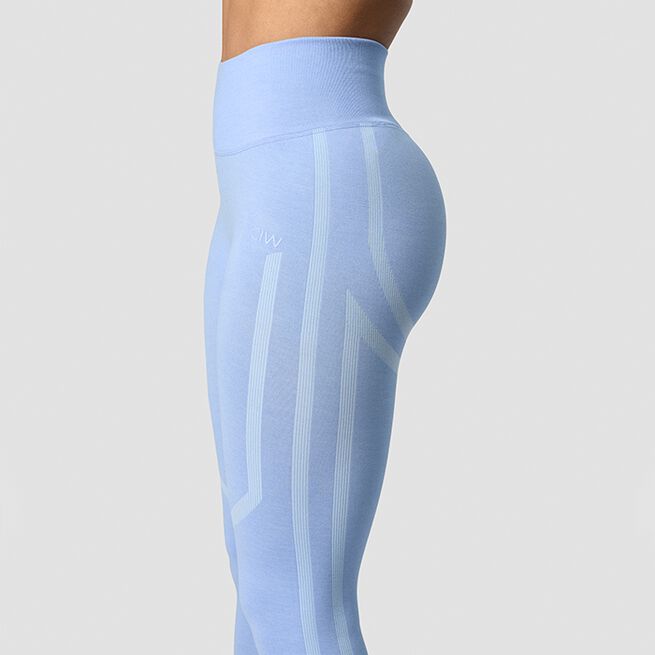 Rush Seamless Tights Lysblå