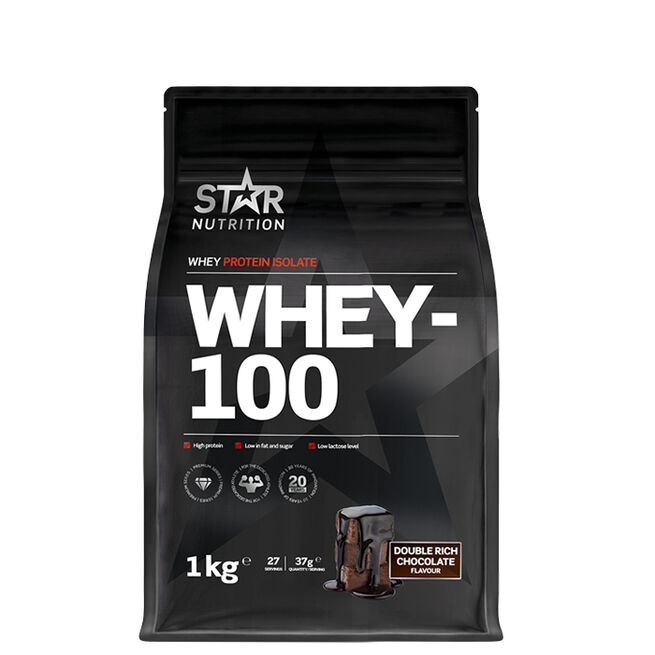 Whey-100 Myseprotein 1 kg Chocolate Raspberry