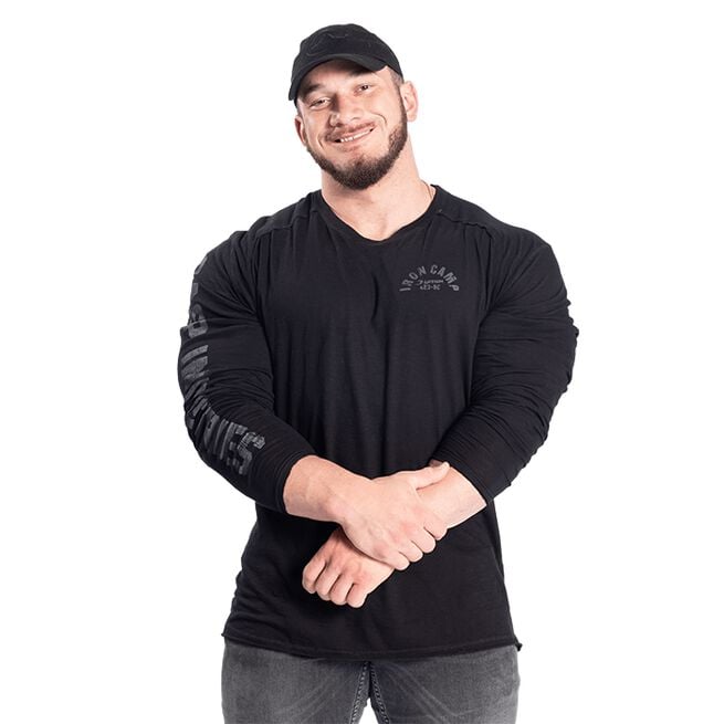 Throwback LS Tee, Black