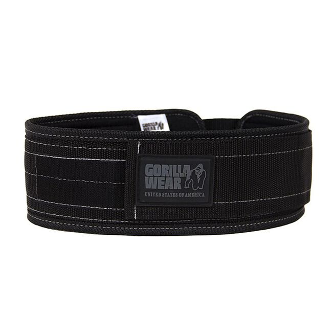 4 Inch Nylon Belt, black - L/XL 