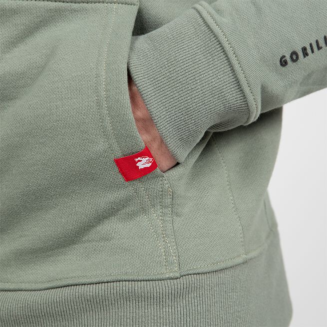 Leon Zip Hettegenser Grønn