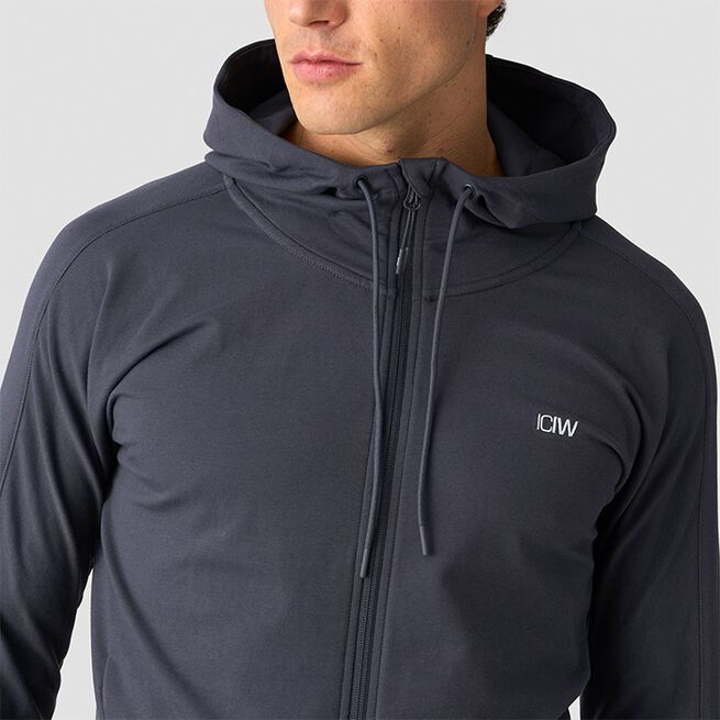 Zip Hoodie Grå