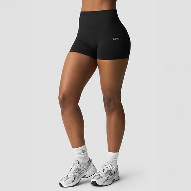 Seamless Shorts Svart