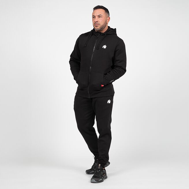 Leon Zip Hettegenser Svart