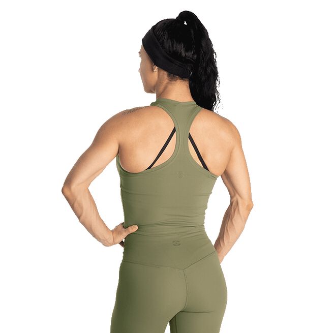 Core Crop T-back, Washed Green, XS 