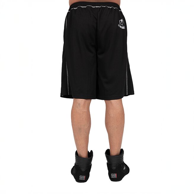 Marlow Mesh Shorts Svart Grå