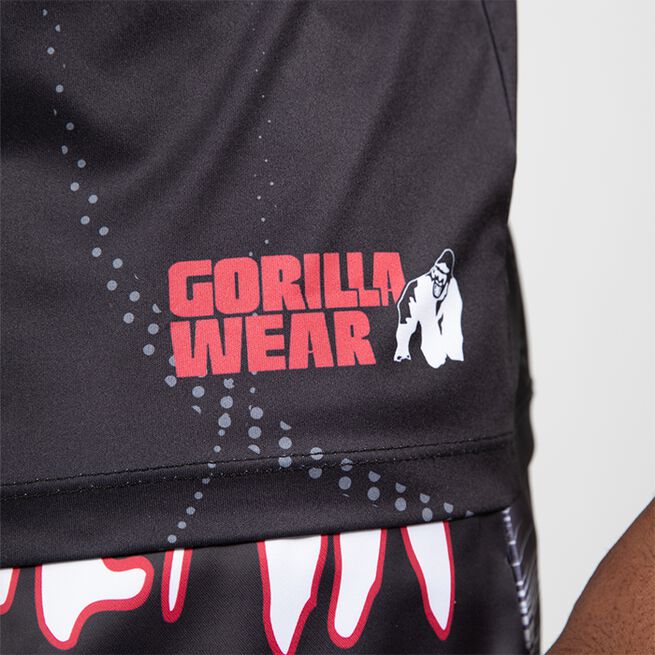 Clayton T-skjorte Svart Rød