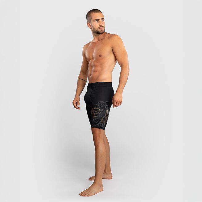 Serpenti Vale Tudo-Shorts Svart Sølv Gull