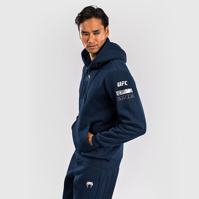 UFC Fusion Fight Week Men's Pullover Hoodie Solid Oceanic Blue