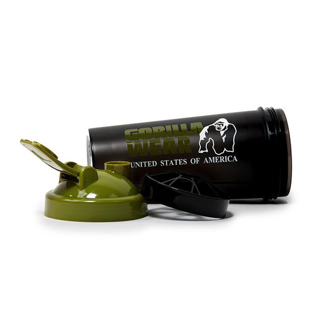 Shaker XXL Svart/Grønn 1000 ml