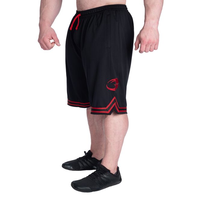Basketshorts Svart Röd