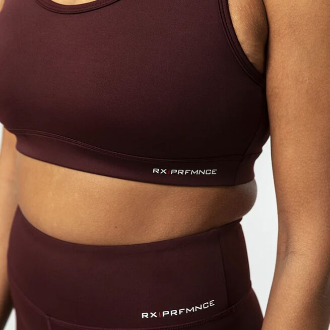 Grace Sports Bra, Burgundy