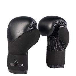 Boxing Gloves Microfiber Leather Black, 12 oz  Boksehansker Semsket Svart