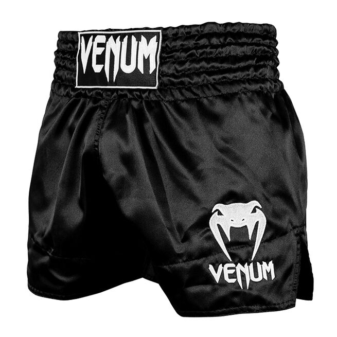 Classic Muay Thai Shorts Svart/Hvit