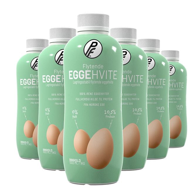 6 x Flytende Eggehvite, BIG BUY 1000 ml 