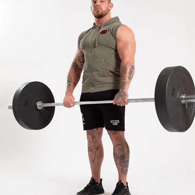 Silverdale Ermeless Hoodie Grønn