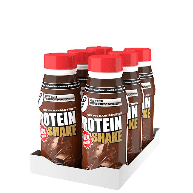 6 x Protein Shake 500ml Sjokolade
