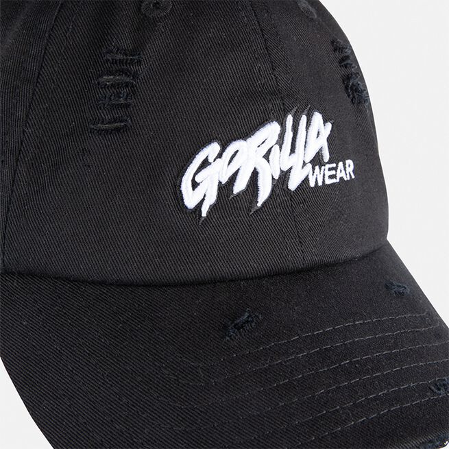 Galway Distressed Caps Svart