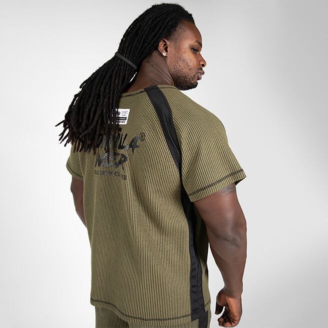 Augustine Old School Work Out Top, Army Green