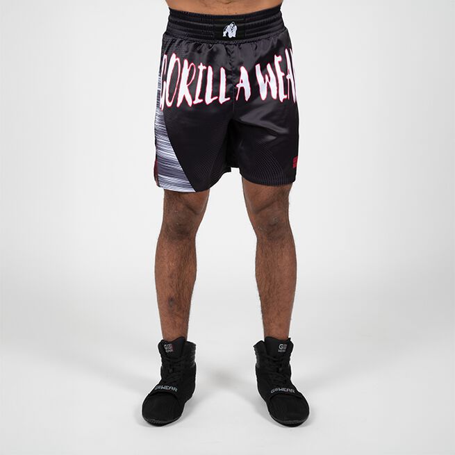 Clayton Boxershorts Svart Rød