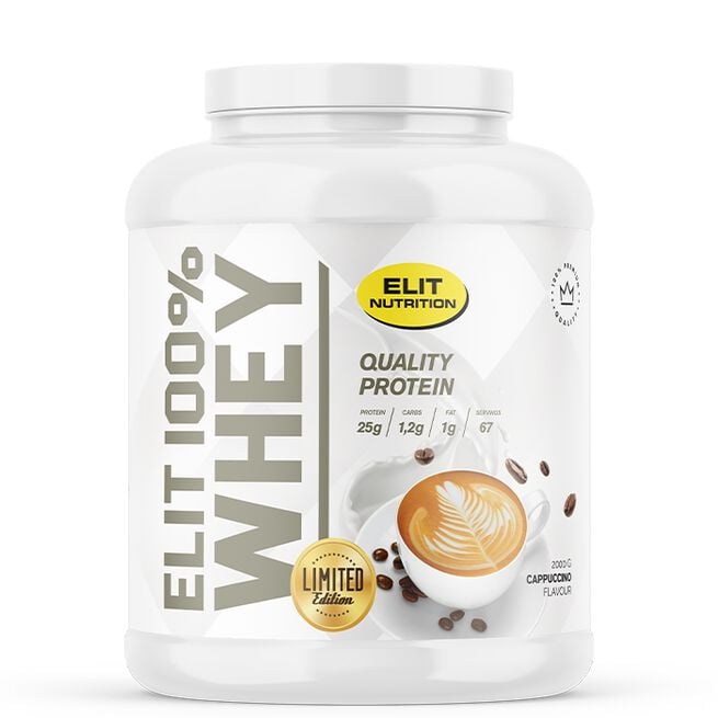 ELIT 100% Whey Myseprotein 2000 g Cappuccino