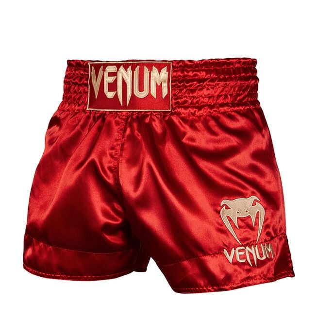 Classic Muay Thai Shorts Rød/Gull