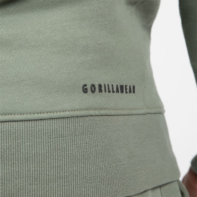 Leon Zip Hettegenser Grønn