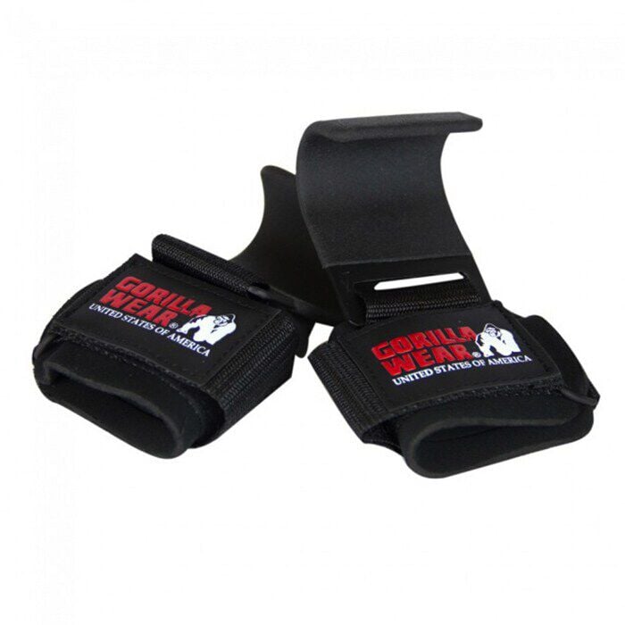 Weight Lifting Hooks Svart