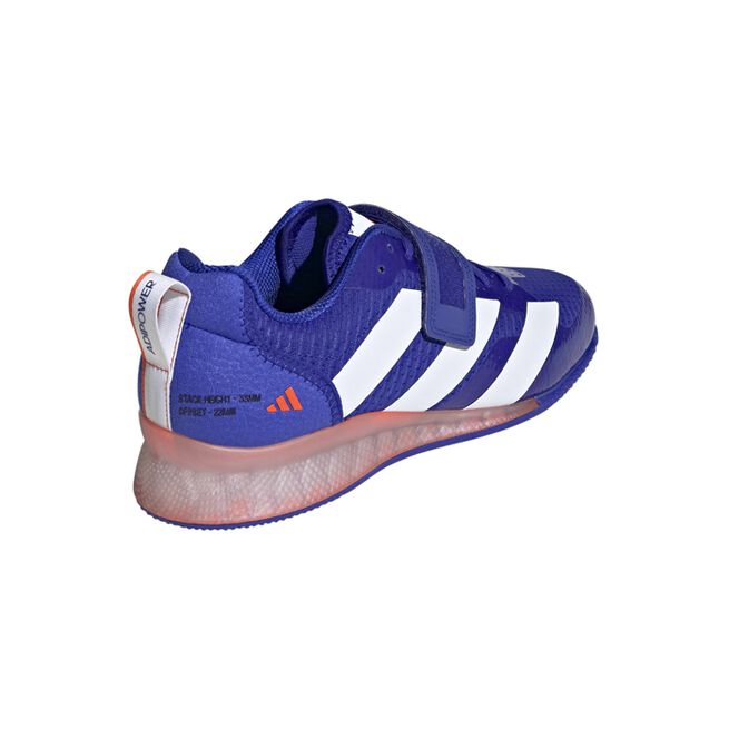 Adipower Weightlifting 3 Sko Blå Hvit/Oransje