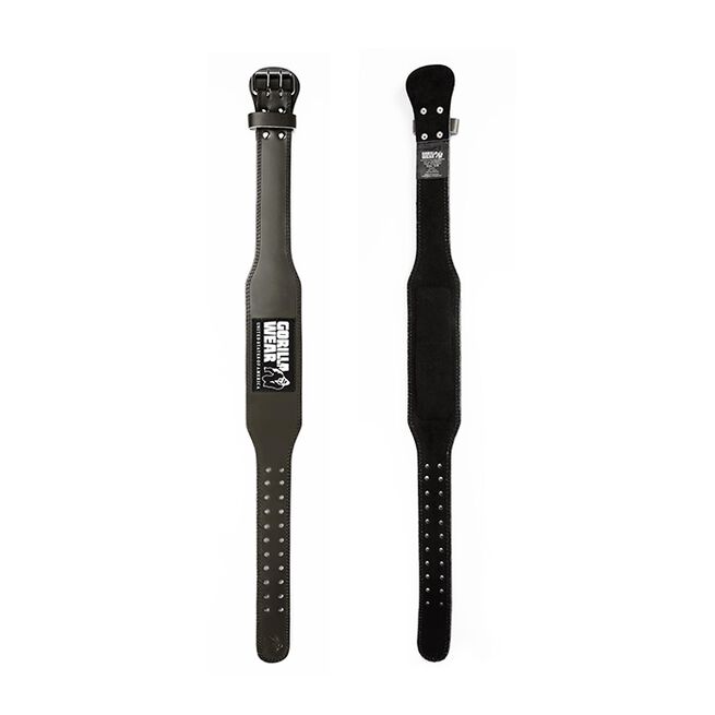 4 Inch Polstret Løftebelte lær Militærgrønt