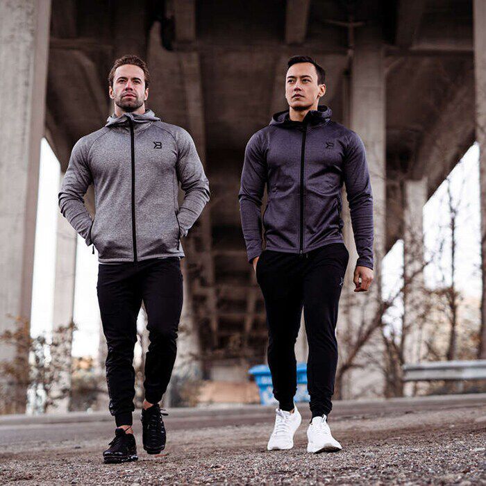 Tapered Joggers V2, Black, S, kjøp 