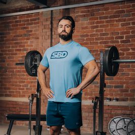 Reflect Brand T-Shirt Men's, Blue, 4XL  SBD Reflect T-Shirt Herre Blå