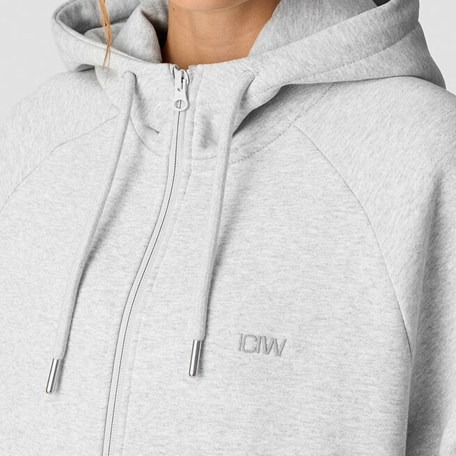 Everyday Zip Hoodie Grå