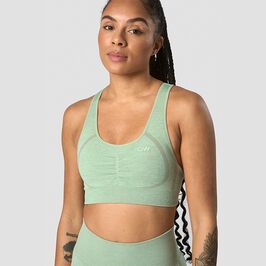 Rush Seamless Sports Bra, Ice Green Melange Rush Seamless Sport-BH Lysgrønn