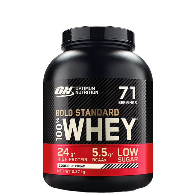 100% Whey Gold Standard Myseprotein 2273 g Cookies and Cream