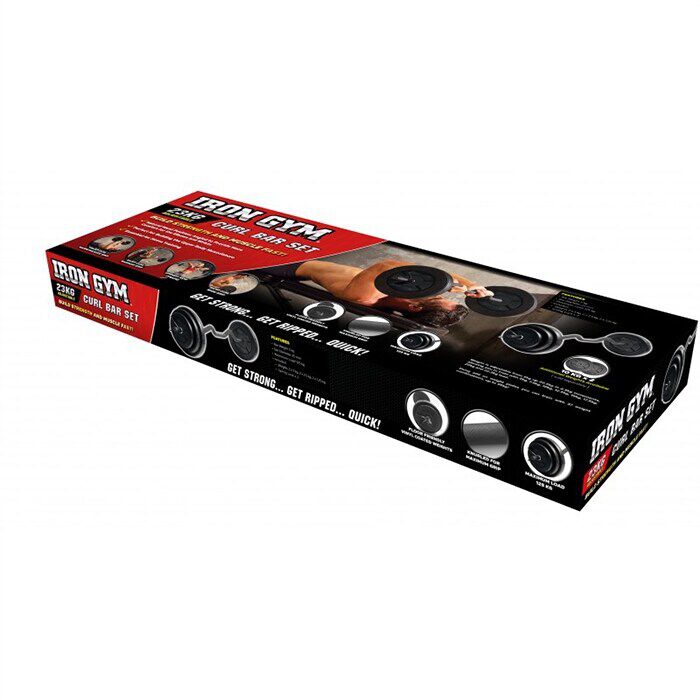 Justerbart Curl Bar Sett 23 kg