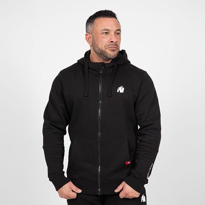 Leon Zip Hettegenser Svart