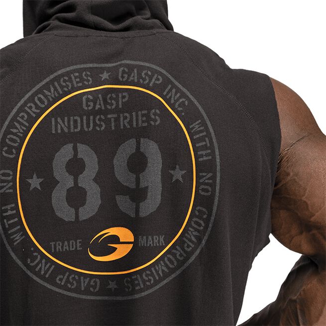 Gasp Thermal sl Hoodie, Washed Black