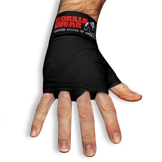 Boxing Hand Wraps, Black, 2,5 m 