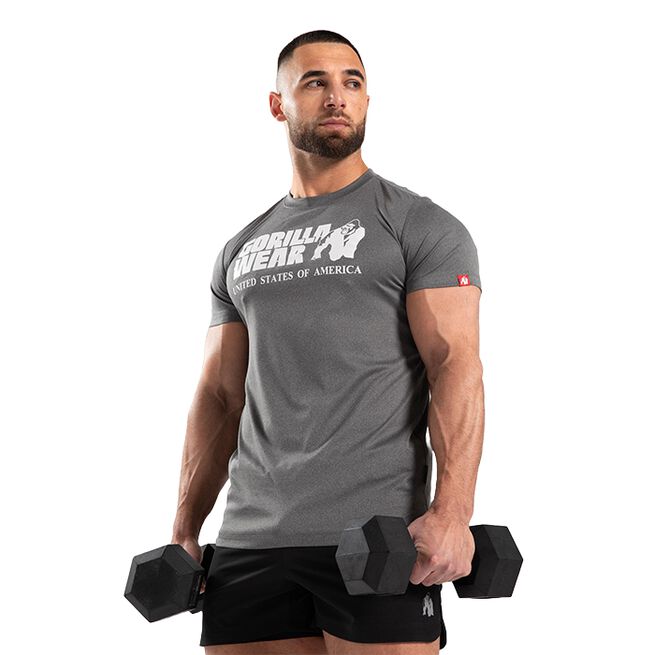 Classic Training T-Shirt, Grey Melange
