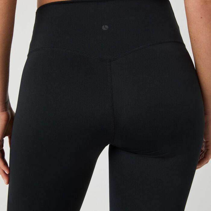 Borg Flare Tights Kort Brun