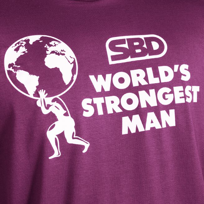 World Strongest Man T-Shirt - Women's, Purple