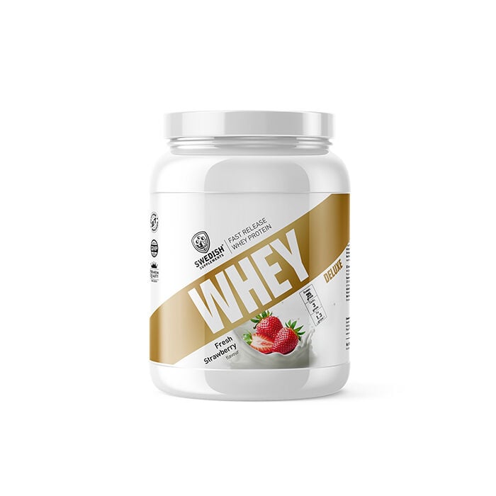 Whey Deluxe Myseprotein 900 g fresh_strawberry